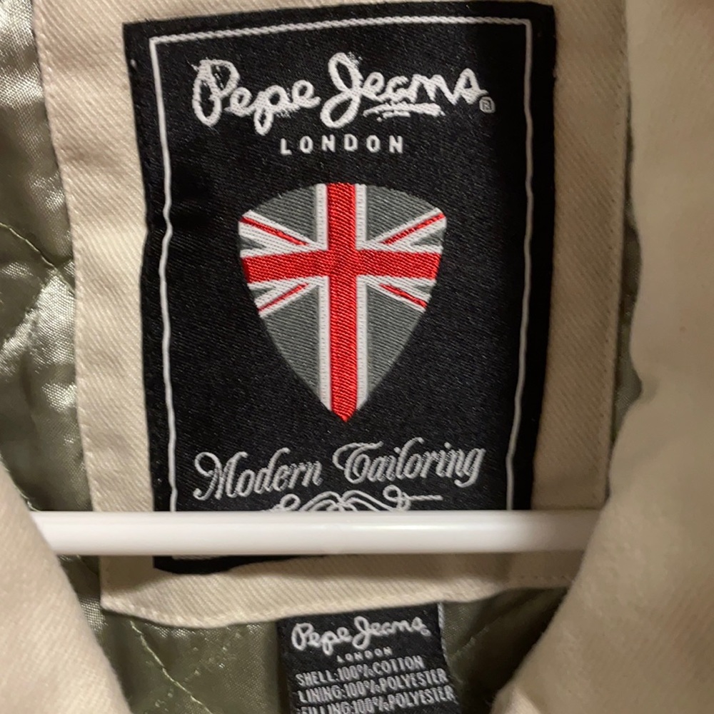 Pepe Jeans modern Tailoring 2XL British flag 🇬🇧 inspired  coat/blazer heavy